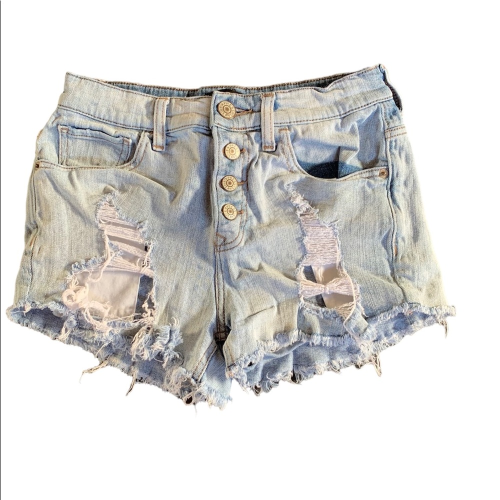 Express high rise jean shorts size 2